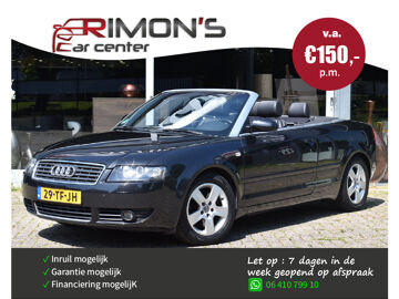 Audi A4 Cabriolet 3.0 V6 Exclusive Automaat Leder Bose